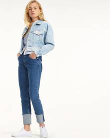 tommy hilfiger cropped denim jacket