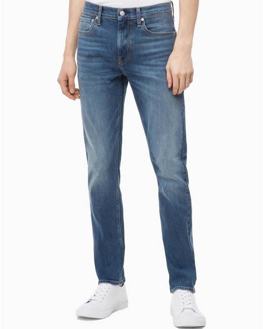 calvin klein men's slim straight jeans