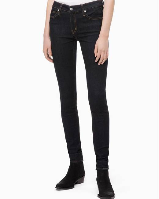 calvin klein jeans mid rise skinny