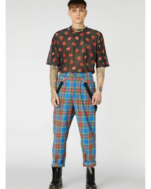 Dangerfield - Punk Red Tartan Unisex Pant