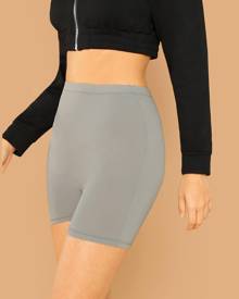 SHEIN Solid Biker Shorts