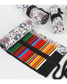 1pc Plain Mesh Pencil Case