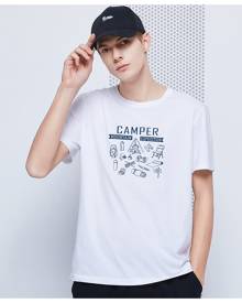 SHEIN Men Letter & Graphic Print Tee