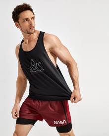 SHEIN Men Letter Graphic Sports Tank Top