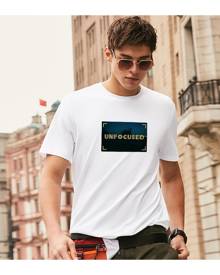 SHEIN Men Letter & Graphic Print Tee