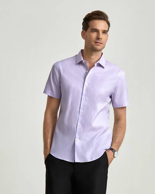 Mens Shirt Voi Jeans Oxford Remy Cotton Short Sleeve Shirt Size 5 XL UP023 