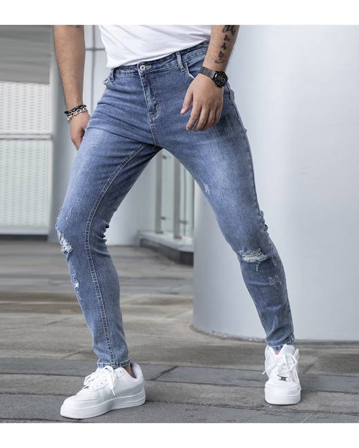 Pull&Bear Jegging & Skinny & Slim Blau 13 Rabatt 73 % HERREN Jeans NO STYLE 
