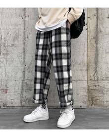 SHEIN Guys Plaid Pants