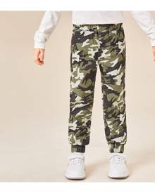 SHEIN Toddler Boys Camo Print Jogger Jeans