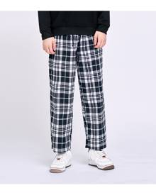 SHEIN Men Plaid Print Pants