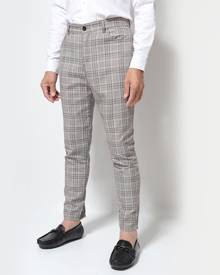 SHEIN Men Plaid Tapered Pants