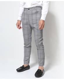 SHEIN Men Plaid Tapered Pants