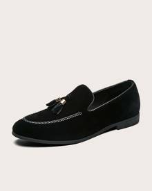 SHEIN Men Tassel Decor Loafers