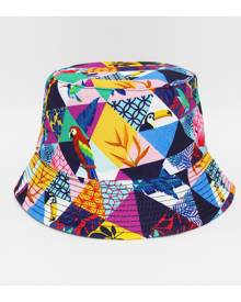 SHEIN Men Parrot Print Bucket Hat