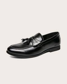 SHEIN Men Tassel Decor Loafers