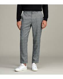 SHEIN Men Plaid Tailored Pants