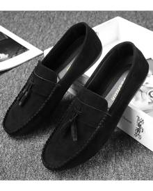 SHEIN Men Minimalist Tassel Loafers