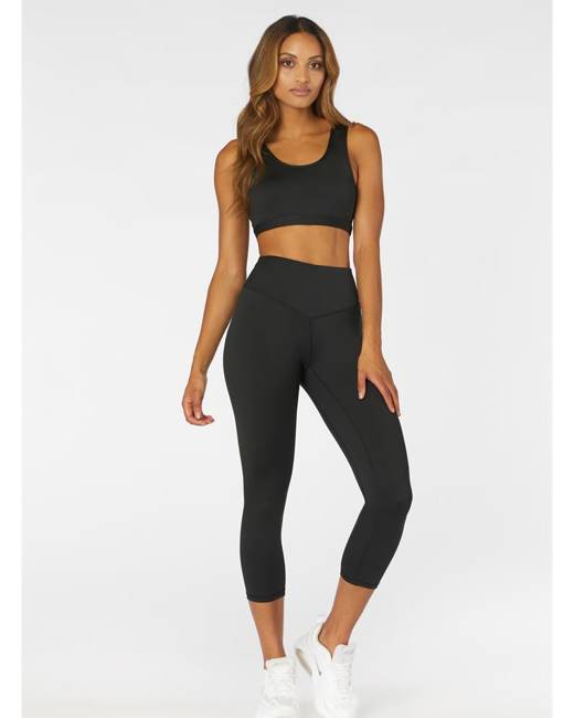 Plus Solid Wide Waistband Sports Leggings