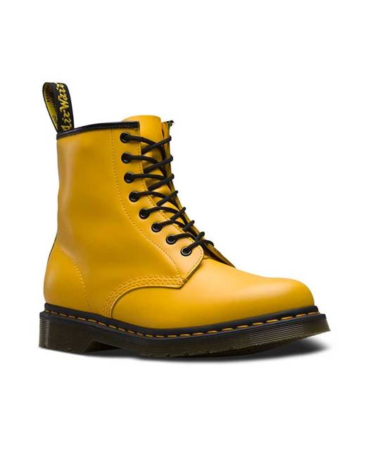 yellow chunky boots