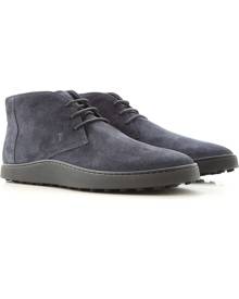 Tods Lace Up Shoes for Men Oxfords, Derbies and Brogues On Sale in Outlet, Midnight Blue, Suede leather, 2021, 6 6.5 7 7.5