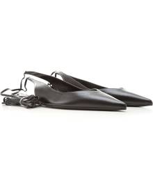 The Attico Ballet Flats Ballerina Shoes for Women On Sale, Black, Leather, 2021, 6 7 9