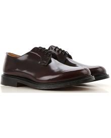 Church's Lace Up Shoes for Men Oxfords, Derbies and Brogues On Sale, Burgundy, Leather, 2021, 8 9.5