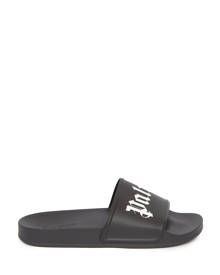 PALM ANGELS Rubber slides with logo