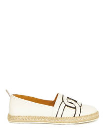 TOD'S Kate leather espadrilles