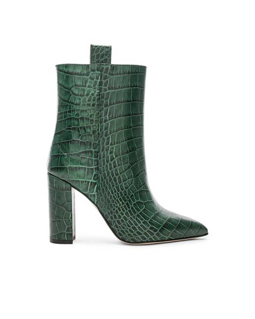 paris texas green croc boots