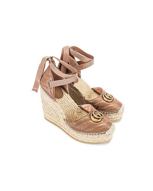 Gucci hot sale palmyra wedges