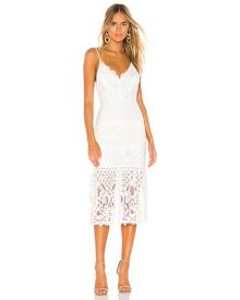 Lovers and Friends Tilly Midi Dress in White. - size M (also in S, XL, XS, XXS)