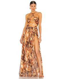 Bronx and Banco Fire Gown in Burnt Orange. - size M (also in L, S) Bronx and Banco Fire Gown in Burnt Orange. - size M (also in L, S)
