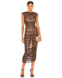 Bronx and Banco Maya Dress in Brown. - size M (also in L, S, XS) Bronx and Banco Maya Dress in Brown. - size M (also in L, S, XS)
