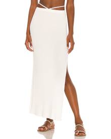 DEVON WINDSOR Sage Skirt in White. - size L (also in XL)