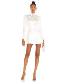 SAU LEE Joyce Chinese Jacquard Mini Dress in Ivory. - size 2 (also in 4, 6) SAU LEE Joyce Chinese Jacquard Mini Dress in Ivory. - size 2 (also in 4, 6)