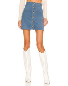 BCBGeneration Corduroy Mini Skirt in Blue. - size L (also in M, S, XS) BCBGeneration Corduroy Mini Skirt in Blue. - size L (also in M, S, XS)