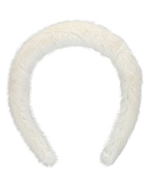 ASOS DESIGN knot front headband in oatmeal