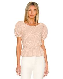 Line & Dot Millie Top in Pink. - size L (also in M, S, XS)