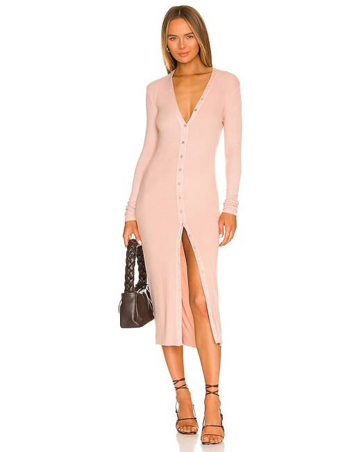 enza costa long sleeve dress