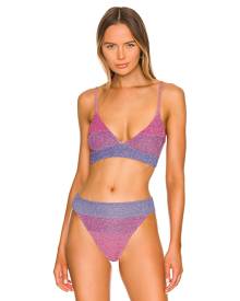 BEACH RIOT X REVOLVE Riza Bikini Top in Purple. - size L (also in M, XS)