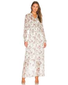 Rag & Bone Calista Floral Maxi Dress in White. - size M (also in S)