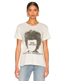 Chaser Bob Dylan Tee in Cream. - size L (also in M, S, XS)