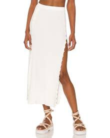 DEVON WINDSOR Marina Skirt in White. - size L (also in M, S, XS)