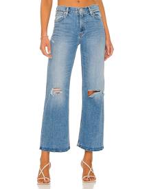 Hudson Jeans Rosie High Rise Wide Leg Jean in Blue. - size 23 (also in 24, 25, 26, 27, 28, 29)