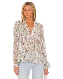 Rag & Bone Sachi Floral Top in White. - size L (also in M, S, XS) Rag & Bone Sachi Floral Top in White. - size L (also in M, S, XS)