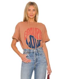 Girl Dangerous Groupie Love Tee in Orange. - size M (also in S, XS)