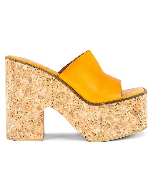 Yellow Women's Platform Sandals - Shoes | Stylicy USA