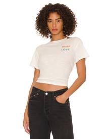 Wildfox Couture Pure Love Boy Tee in White. - size L (also in M, S, XS)