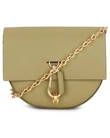 Zac Zac Posen Belay Leather Saddle Bag in Green