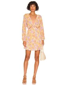 L*SPACE Feelin' Fine Mini Dress in Yellow. - size L (also in M, S, XS) L*SPACE Feelin' Fine Mini Dress in Yellow. - size L (also in M, S, XS)